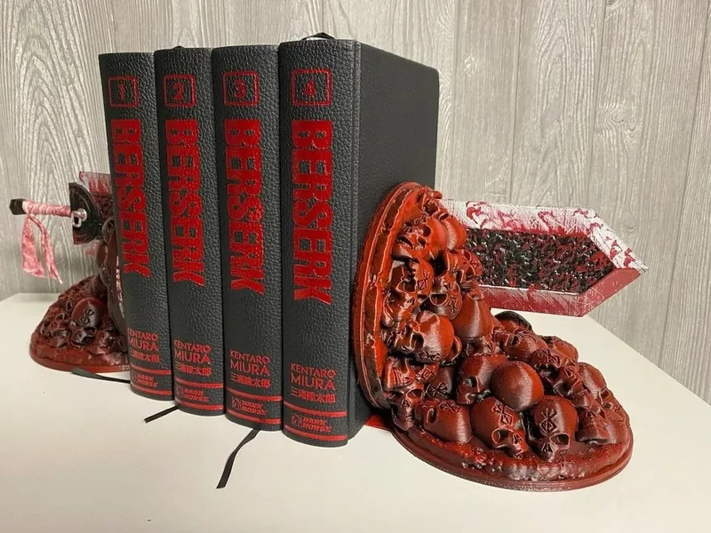 ₩43,585에서 Berserk Bookends 격렬한 북 엔드 드래곤 슬레이어 수지 장식품 데스크탑 책장 장식 책 홀더 홈