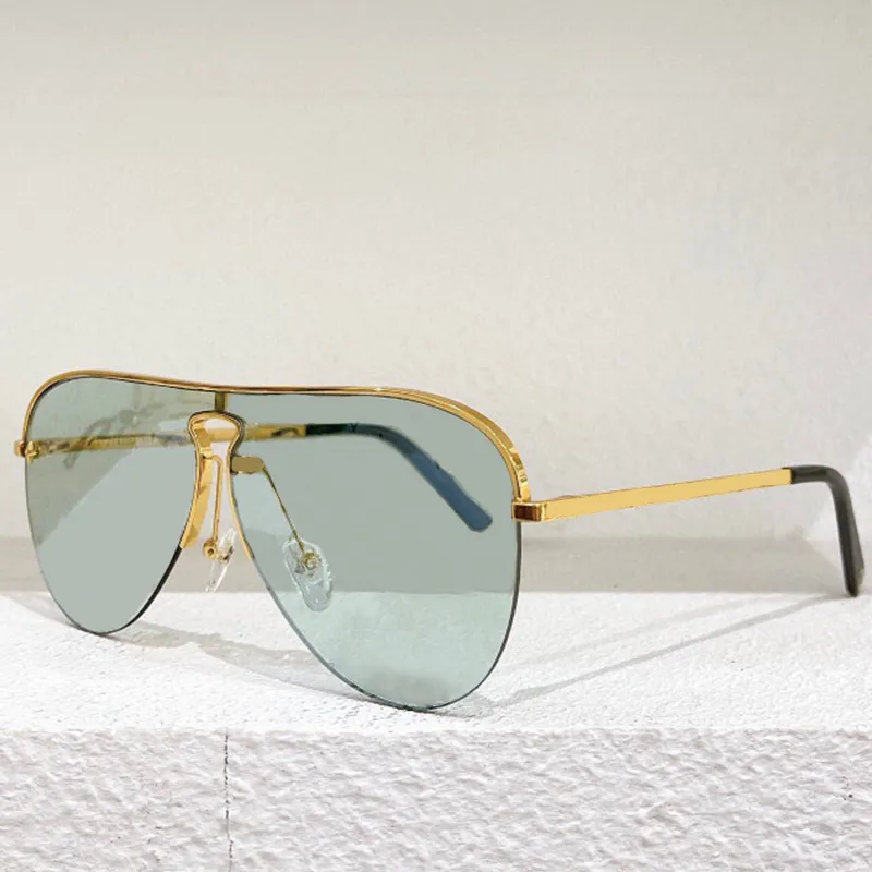 Las gafas de sol con máscara de grasa para hombre y mujer de moda Z1467 decoran los extremos y la fachada La sensación vintage complementa el moderno ojo de cerradura bridg239Q