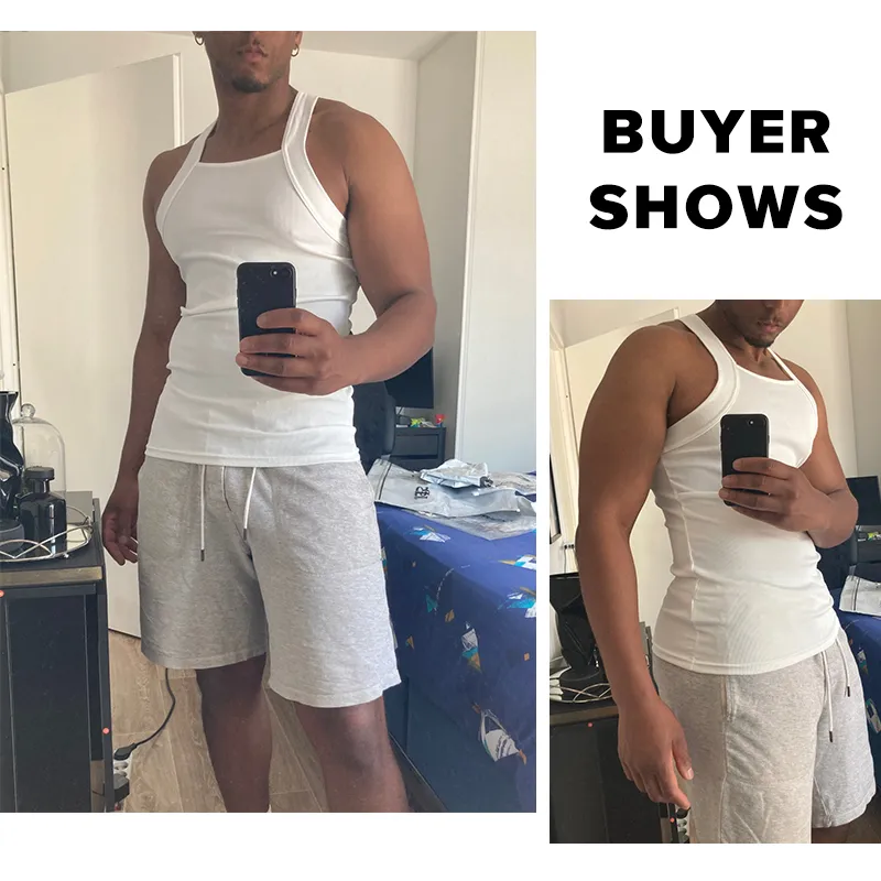 Fashion Men Tank Tops Solid Color O neck Sleeveless Skinny Vacation Casual Vests Streetwear Party Clothes S 5XL INCERUN 220624