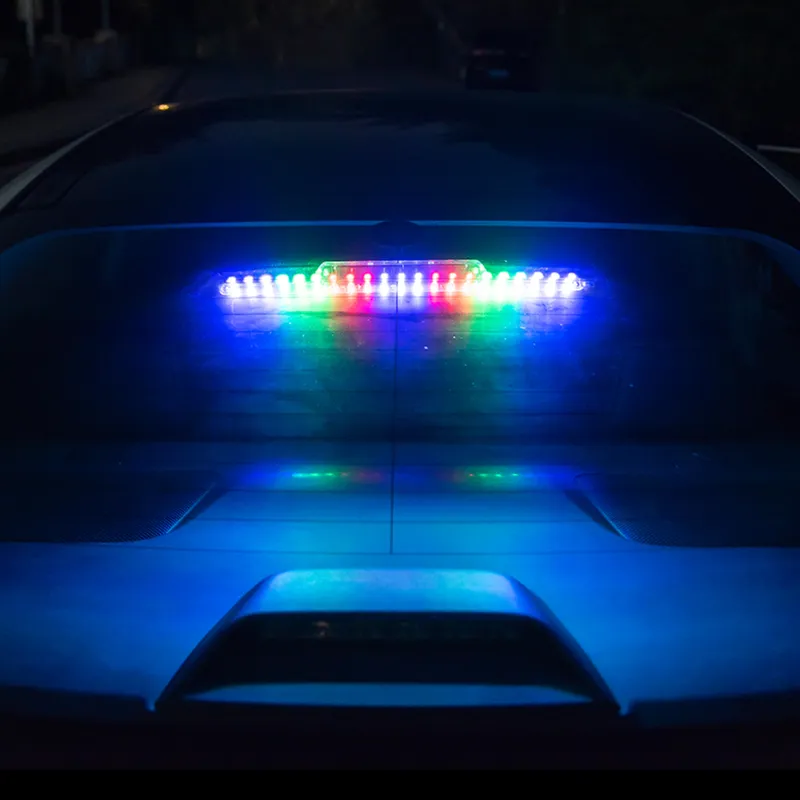 Lumières LED solaires de voiture, voyant d'avertissement coloré, lampes anti-arrière, outils de voiture, produits automobiles pour Ford EDGE 200120216118480