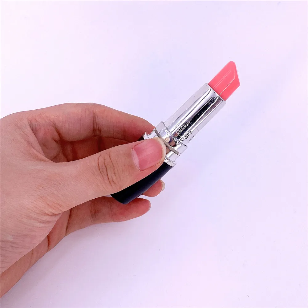 Rossetto vibratore vibratore proiettile segreto clitoride stimolante massaggio a g-spot giocattoli sexy donna masturbatore silenzioso prodotto adulto