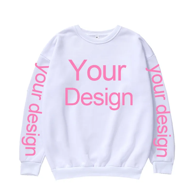 DIY CUSTOMIZE MADE 3D-tryckt Streetwear Hoodie Dam Herr Långärmad Casual Sport Sweatshirt Pojke Flicka Höst Pullover Toppar 220707