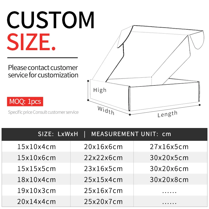 Silver color packaging gift box wig blank 3layer corrugated carton supports custom size printed 220706