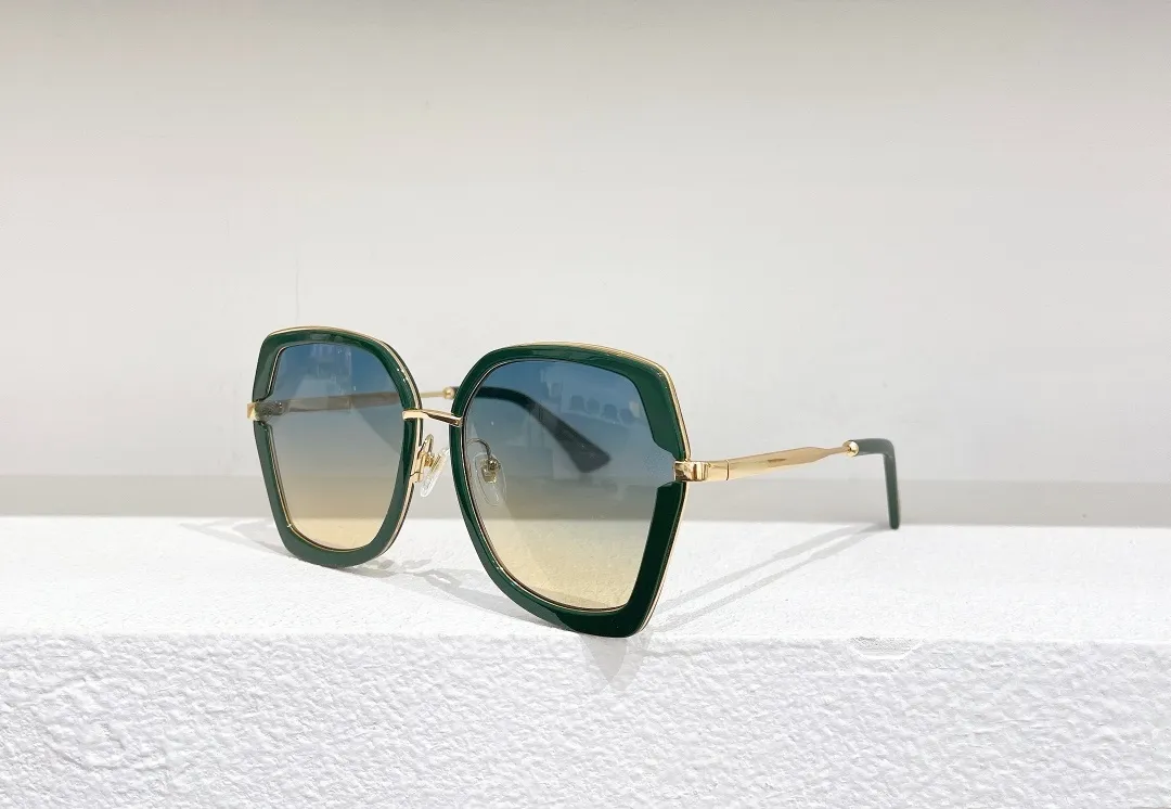 G Семейный квадрат Большой кадр Солнцезащитные очки женские простые ретро фасадные солнцезащитные очки GG0857