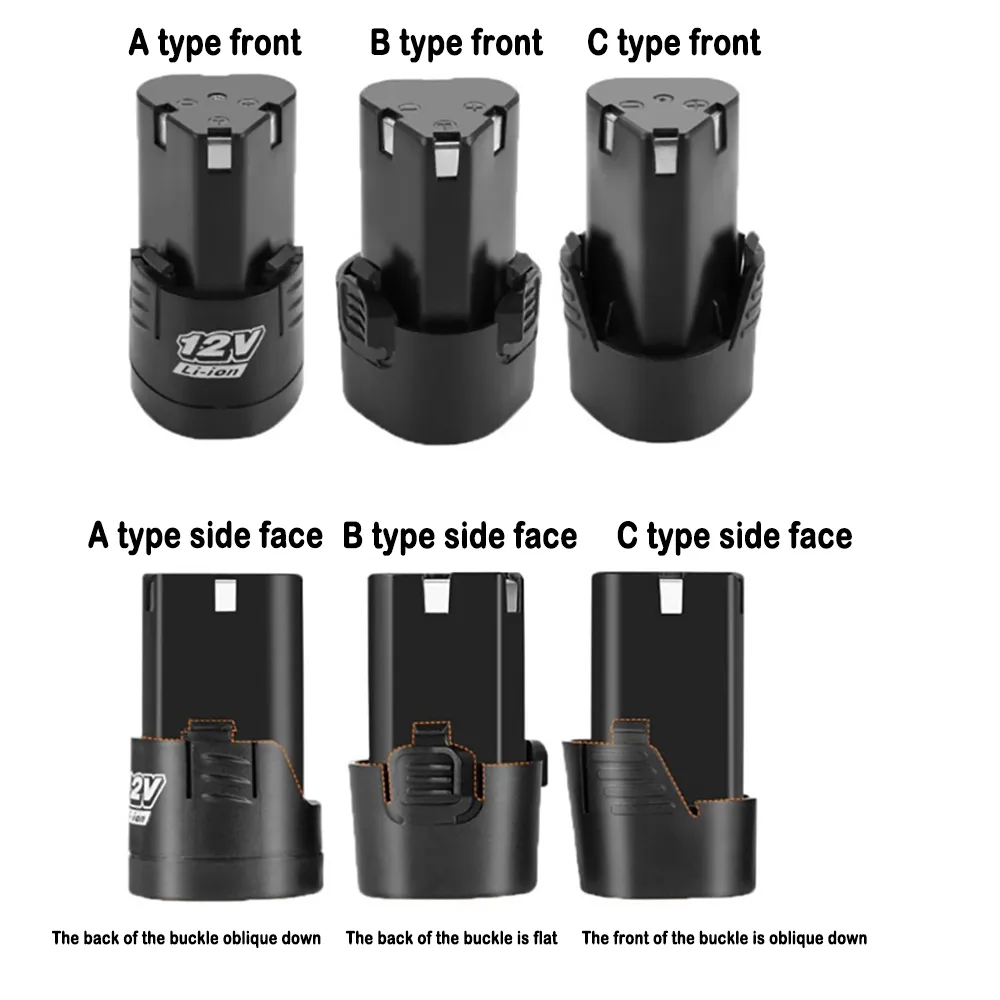 Universal 12V Rechargeable Liion Lithium Battery For Power Tools Electric drill Electric Screwdriver Battery1911805