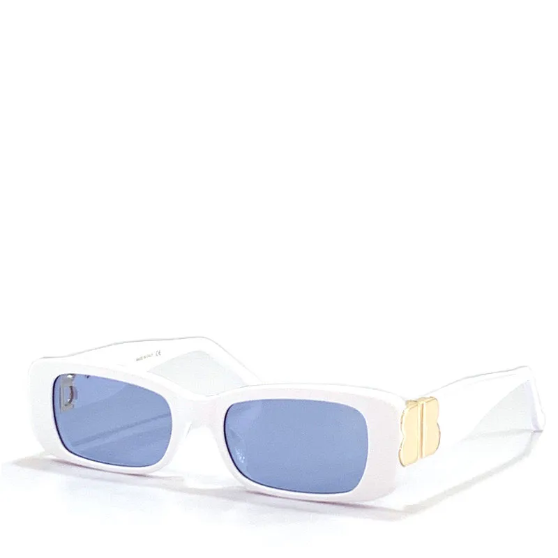 Novos óculos de sol de design de moda 0096 copos quadrados de moldura pequena estilo pop de tendência pop