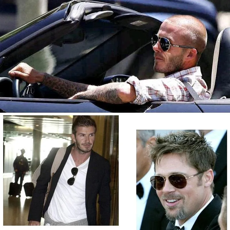 Sunglasses Classic Polarized Men Driving Pilot Sun Glasses Brand Designer Male Vintage Black For Man Women UV400304E