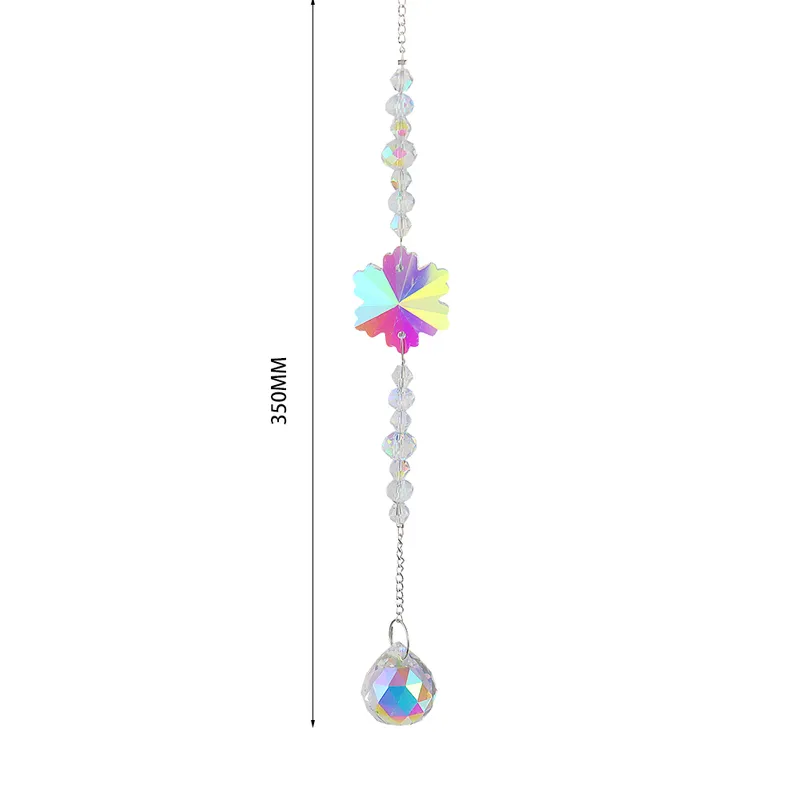 Crystal Star Hexagon Diamond Prisms Suspendus Rainbow Chaser Accessoires d'éclairage pour rideaux de fenêtre Pendentif Home Garden Decor 220531