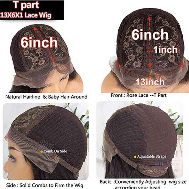 Nxy Hair Wigs Straight Lace Front Bob Human for Black Women Cheap t Part Short 220609