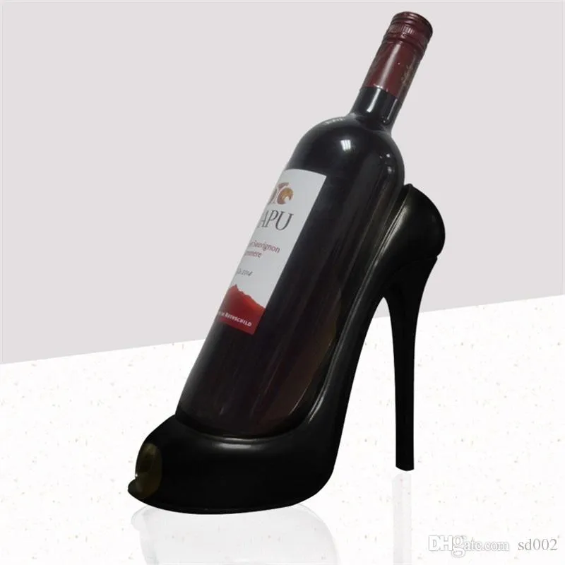 Red Wines Bar Tools Rack Creative High Heel Shoes Wine Bottle Holder Wedding Party Decoration 22 9yh Z R