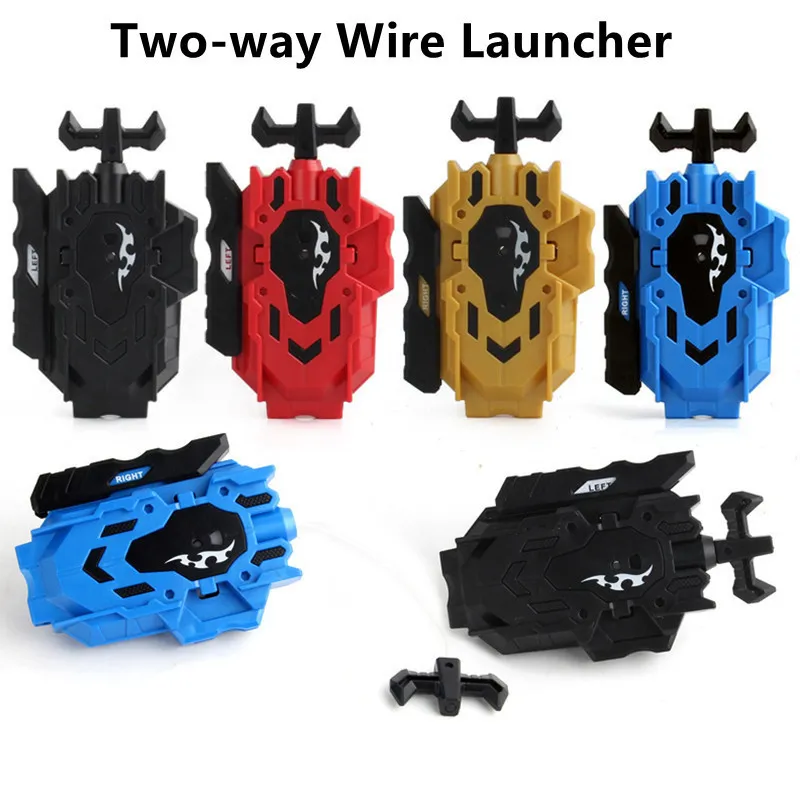 Twoway Beyblade Burst Launchers Benutzerdefinierte rechte und linke Gyro Zugstange Draht Kreisel Zubehör Spielzeug für Kinder 220815