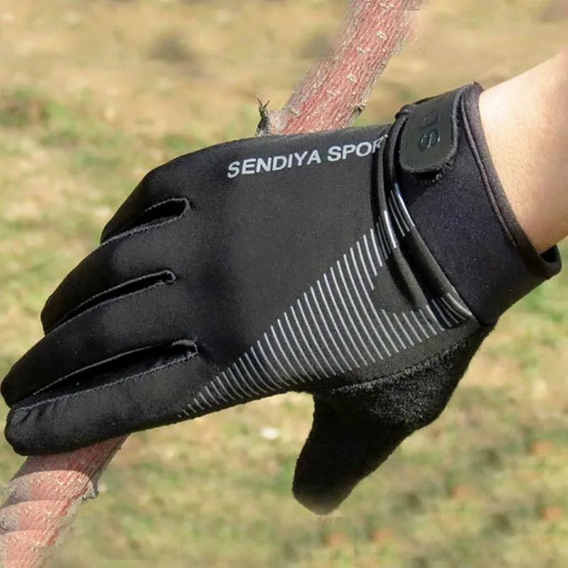 Unisex dokunmatik eldiven açık kış termal sıcak bisiklet eldivenleri tam parmak bisiklet bisiklet kayak yürüyüş motosiklet spor eldiven c0624x07