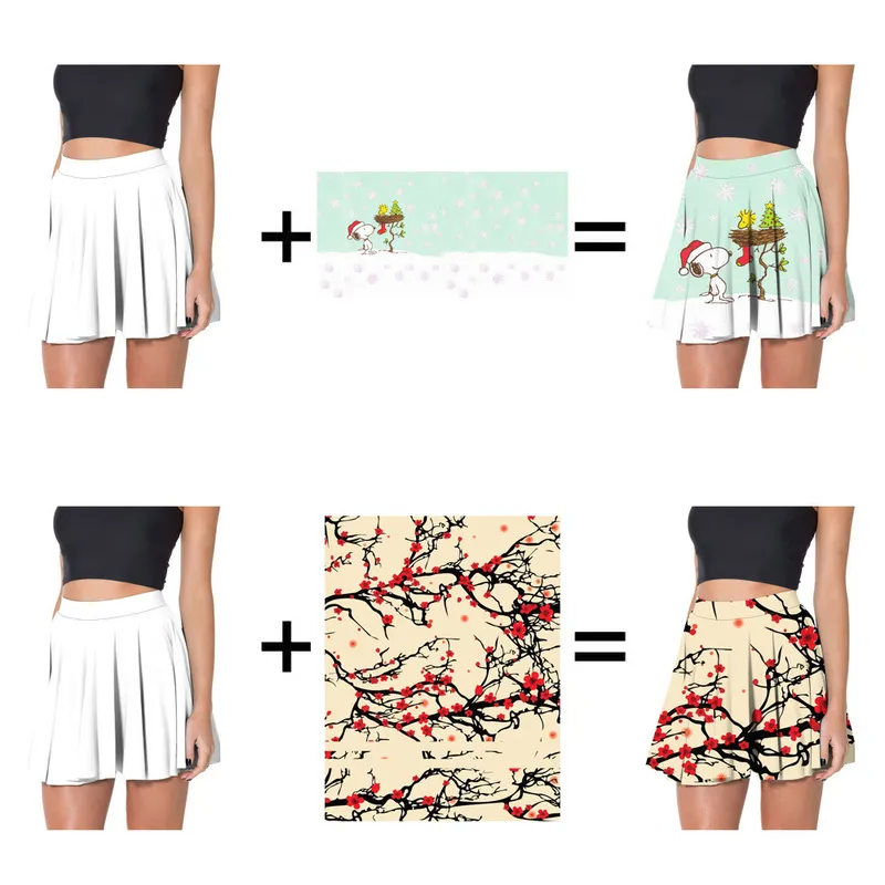 NADANBAO DIY Customize Umbrella Skirt Your Own Picture Women Summer Bottom 3D Digital Printing SKIRTS Casual Clothes 220616