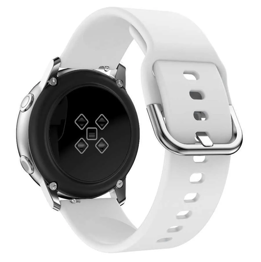 Bracelet de montre Sport en silicone 20mm 22mm pour Samsung Galaxy Watch Active 42mm pour Amazfit bip Garmin pour Gear S2 Bracelet Bracelet bandes de montre