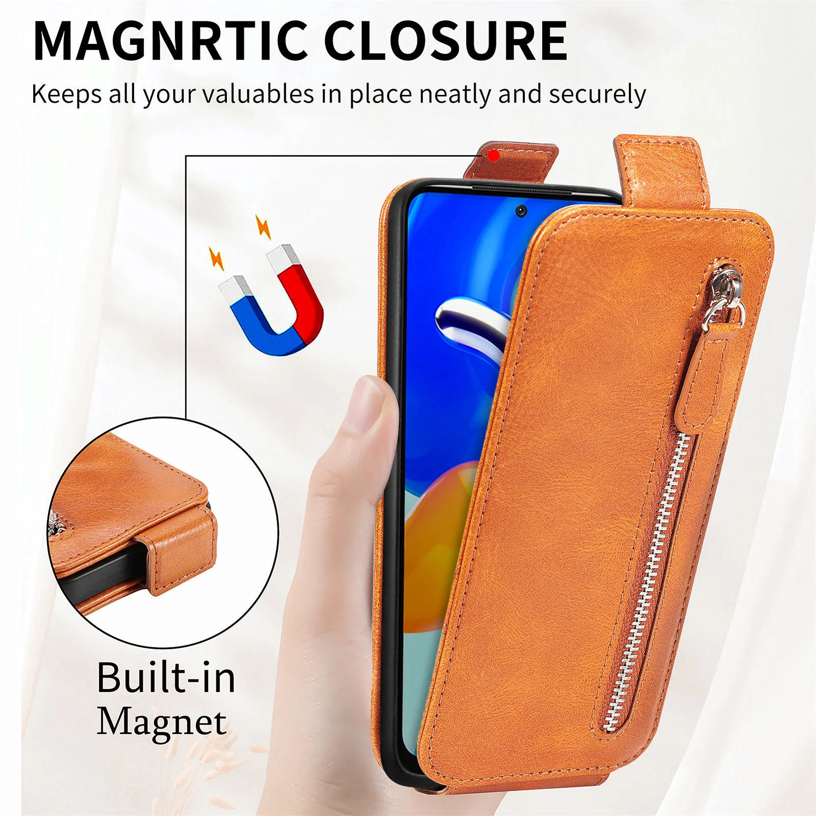Pu Leather Wallet Flip Cases For Xiaomi Redmi Note 11S 10S Mi 11T 11i 11 Ultra 10T Lite 10 Poco F3 X3 NFC M4 Pro TPU Frame Cover