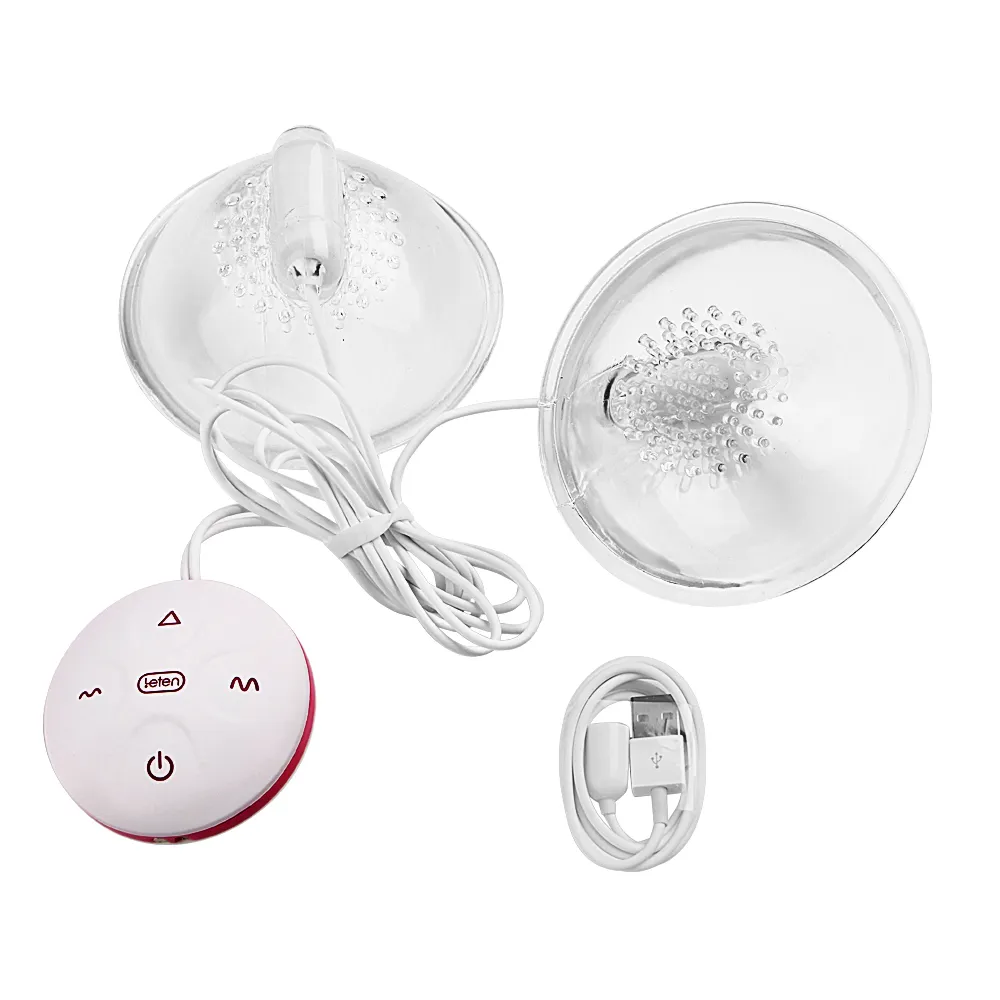 IKOKY masseur pompe mamelon ventouse stimulateur de sein vibrateur jouets sexy pour femme 10 Mode