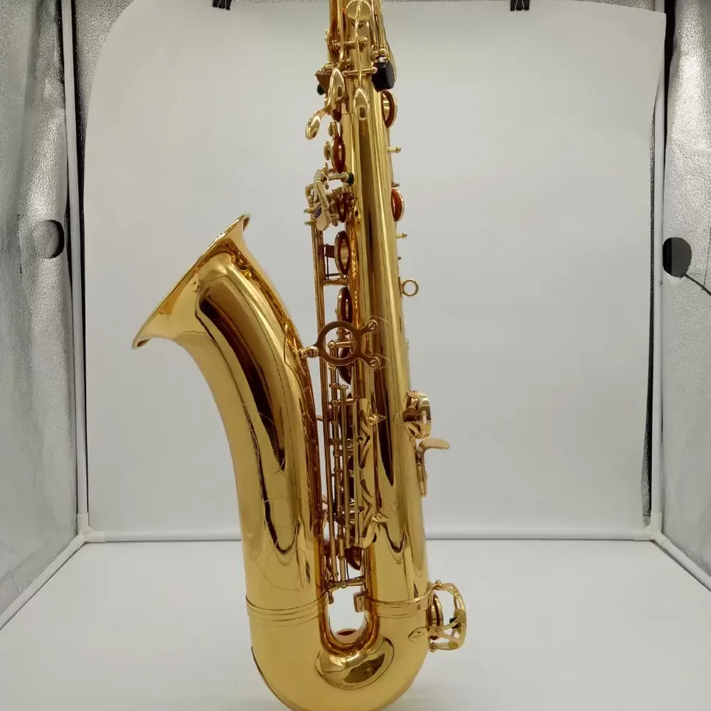 Saxofone Profissional Tenor Profissional BB BB BB Lindamente esculpido