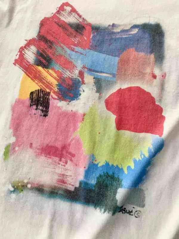 Projektant Tshirts męskie swetry bluzy sufit jakość gallerii Deptt Wash Graffiti Drukuj swobodny luźne koszulki krótkie rękaw