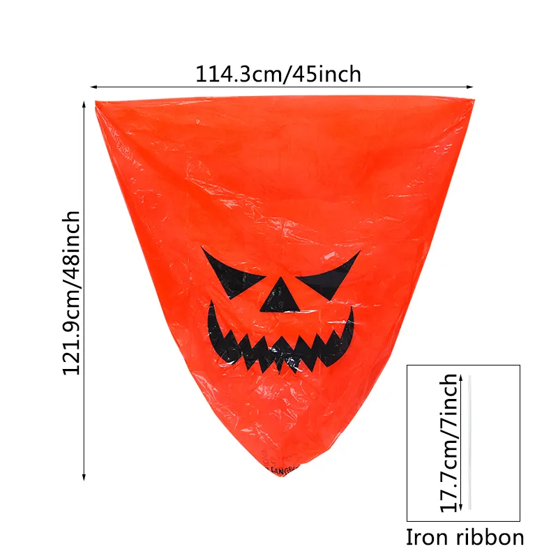 Autres fournitures de fête festives Grands sacs de feuilles de citrouille Halloween Lawn Ba 220823