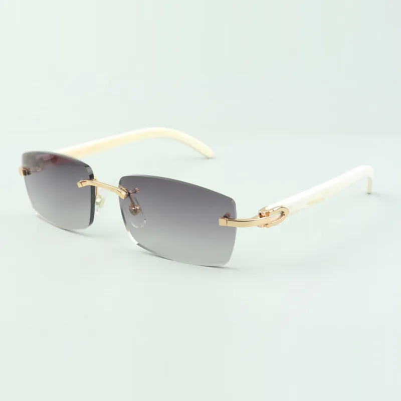 Plain White Buffs zonnebril 3524012 met 56 mm lenzen voor heren en dames264v