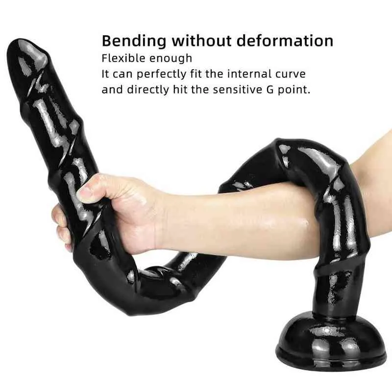 Erotica Anal Toys Super Long enorm Monster Butt Plug för Walk Gode Gay Lesbian Tapon Es Mujer Buttplug Dildo BDSM Men Women 220507