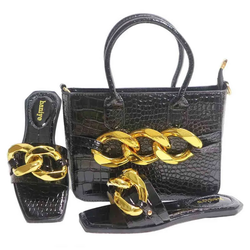 Slippers Italiaans ontwerp Speciale smalband Cross Betied Style African Nieuw aankomst D Blue Color Party Ladies Shoes Bag Set 220524