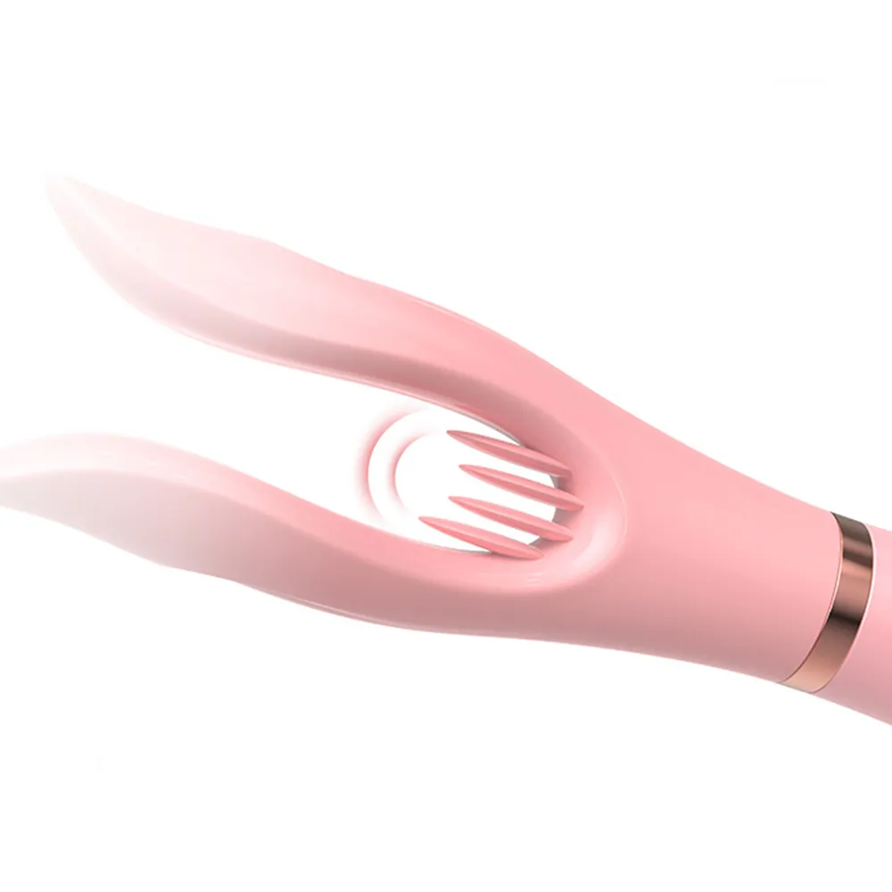 G-spot vibrator مشبك مزدوج اهتزاز المشابك الحلمة المحفز للبظر لامرأة 10 أوضاع أنثى استمناء ألعاب مثيرة