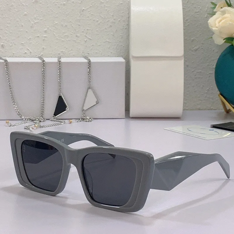 Occhiali Symbole occhiali da sole da uomo e da donna in acetato, la combinazione unica di strati di acetato, la montatura rettangolare accentua l'avanguardia291i