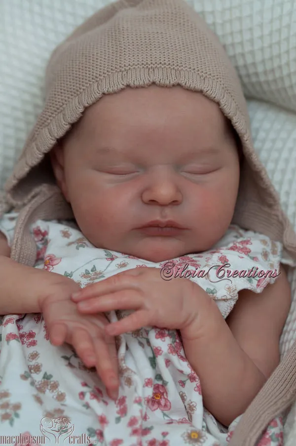 NPK جاهز لشحن 20INCH Reborn Doll Kit Laura أجزاء دمية DIY غير مكتملة مع جسم القماش الطازج 220810