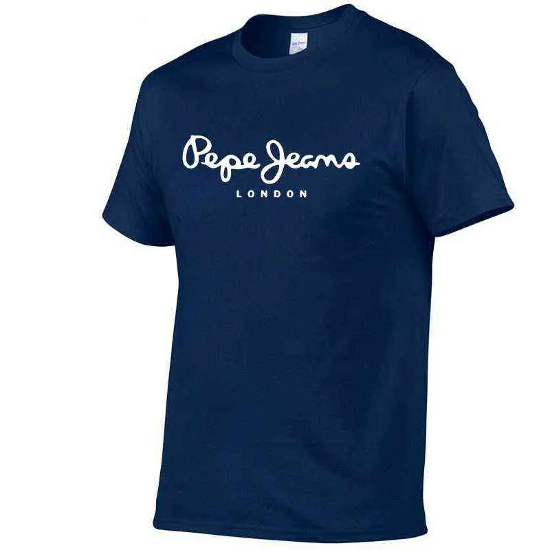 2022 Nieuwste Pepe-Jeans-London T-shirt Zomer Mannen/Vrouwen Korte Mouw Populaire Tees Shirt Tops unisex G220512