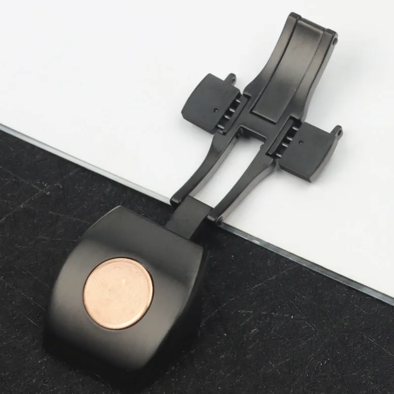 20mm toppkvalitet rostfritt stål lås klockband fjäril vikande spänne lämplig för Franck Muller Clasp -serien Watchband272k