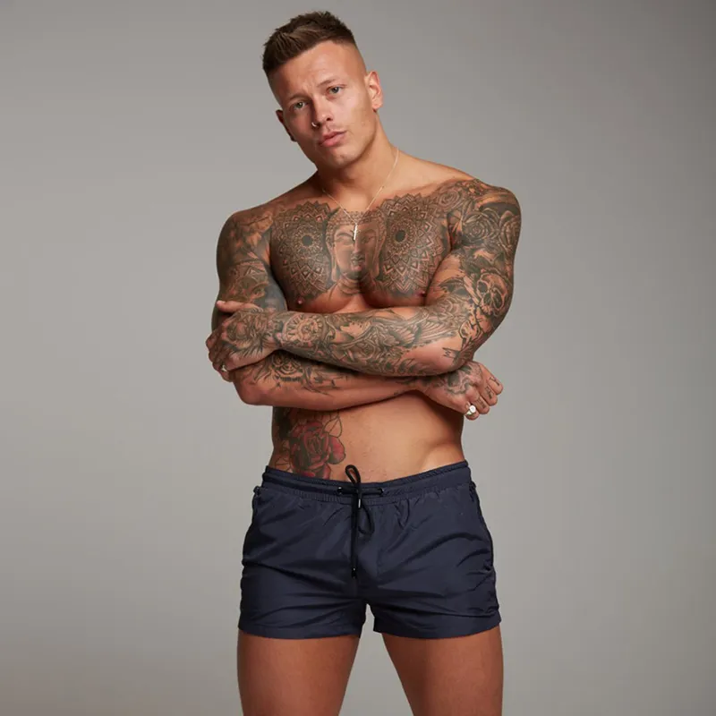 Summer Beach Shorts Men Trunk Fashion Brand Softwear Army Green Boxers Solid Short Pants Male 220425
