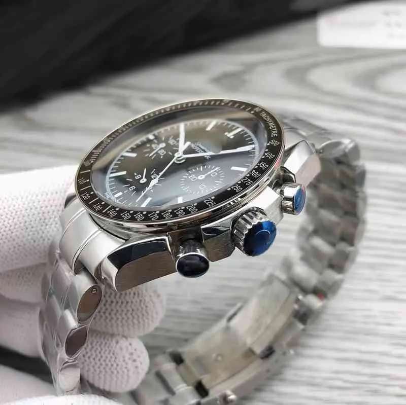 Relógios relógios designer de relógios de pulso Superclone Oferta de aço Banda de aço Sport Water impermeabilizada CRONOGRAGRO AUTROMÁTICO 7750 416677 ES