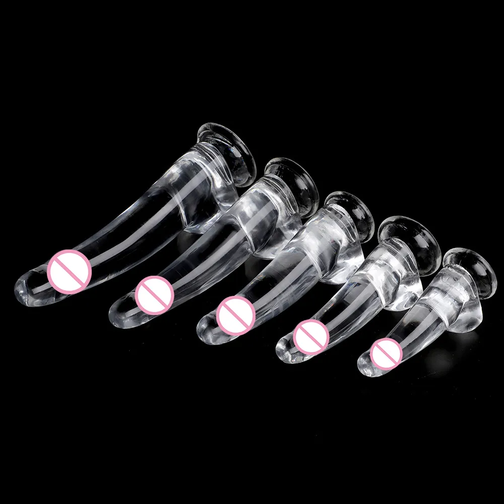 S/M/L/XL/XXL Suction Cup Transparent Realistic Dildo Penis Dick Cock Female sexy Products sexyy Toys for Woman Adults 18 sexyshop