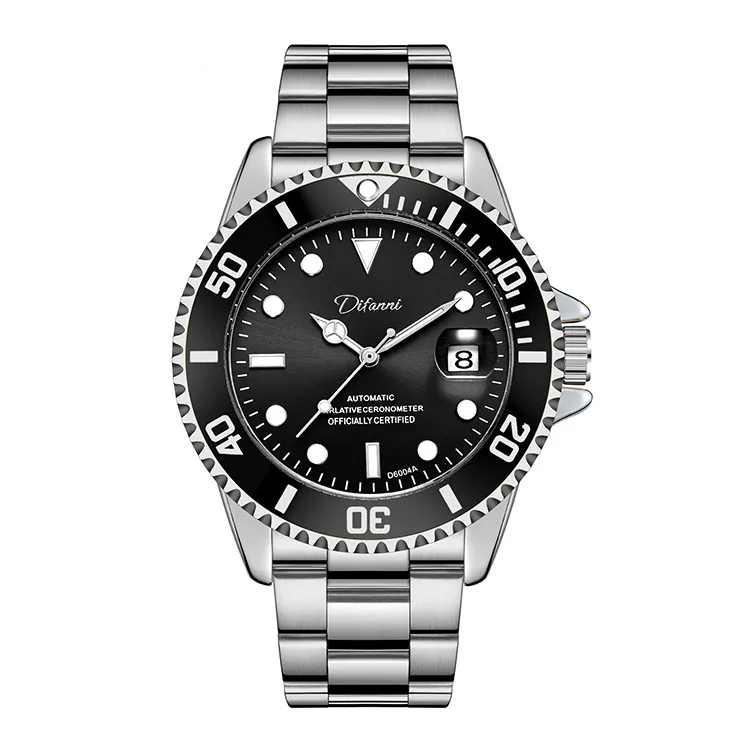 Rôle sous-marin montre en or hommes montres de sport 40MM montre à quartz étanche 50M sport montres 1262G
