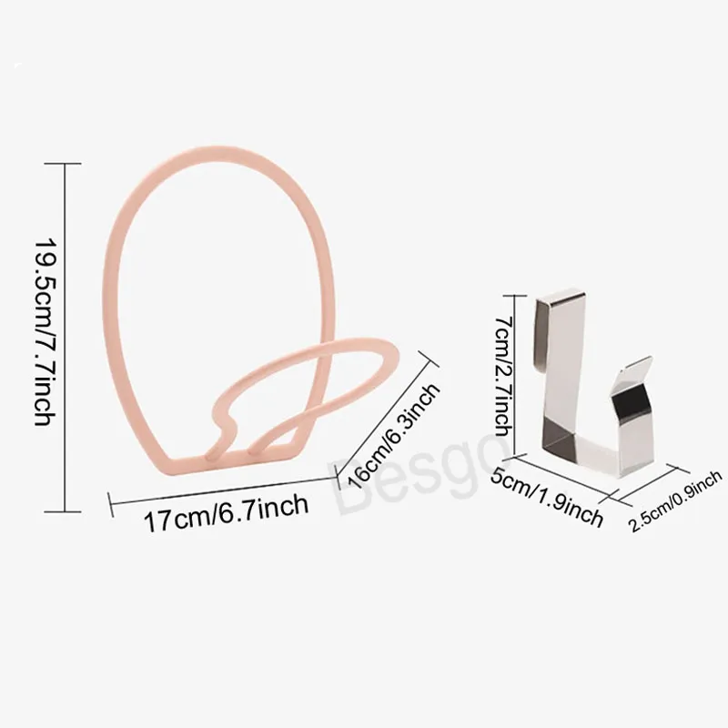 벽 매달려 코트 후크 다층 키 홀더 스카프 후크 펀치 프리 핸드백 타월 후크 욕실 옷장 보관소 깔끔한 artifac bh6492 tyj