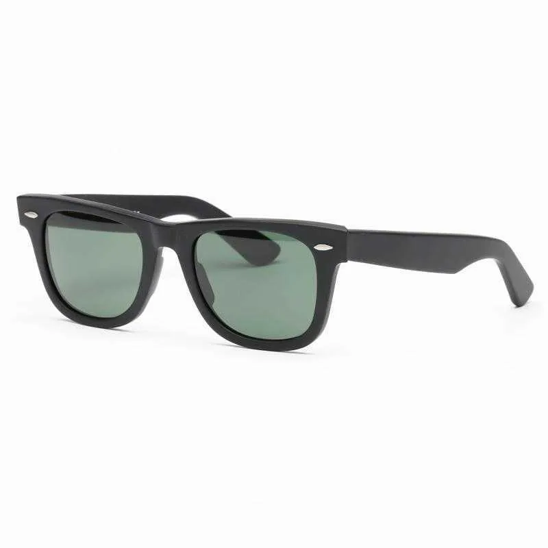 Mode Mens Solglasögon kvinnors solglasögon acetatram G15 -linser solglasögon för kvinnor med läderfase276s
