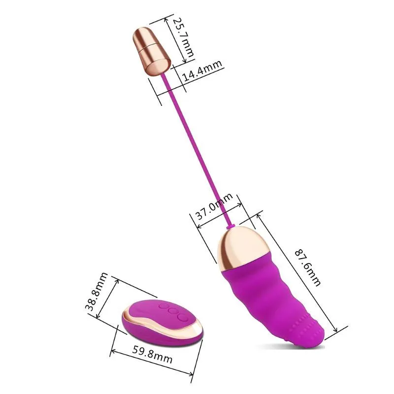 20rd 10 częstotliwość zdalna silikon Gilikon g wibratora USB USB stymuluje dla kobiet seksowne zabawki dla kobiet