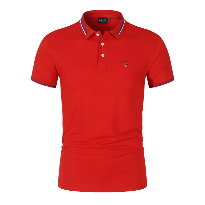 Men's Summer Golf Tennis Shirts Quick Dry Business Polo High Quality Casual Polo Tops Brand Blended Cotton Sports Short Sleeves 220608