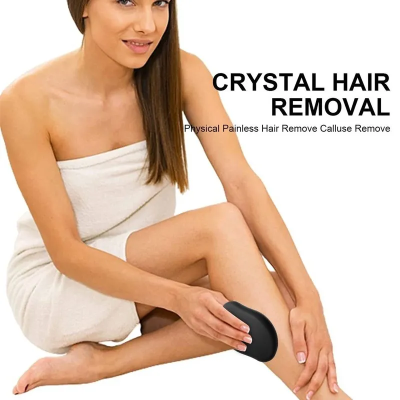 Crystal Gum Fysieke Pijnloos Veilig Herbruikbare Body Beauty Borstel Ontharen Tool Glas Ontharing 220628