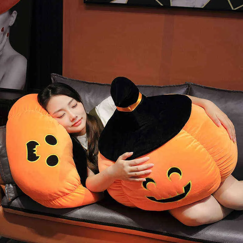 CM Black Hat Pumpkin Hugs Emotional Evil Sucking Suckidered Cimpled Lice Pupper Elastic Food Toy Halloween Day Party J220704