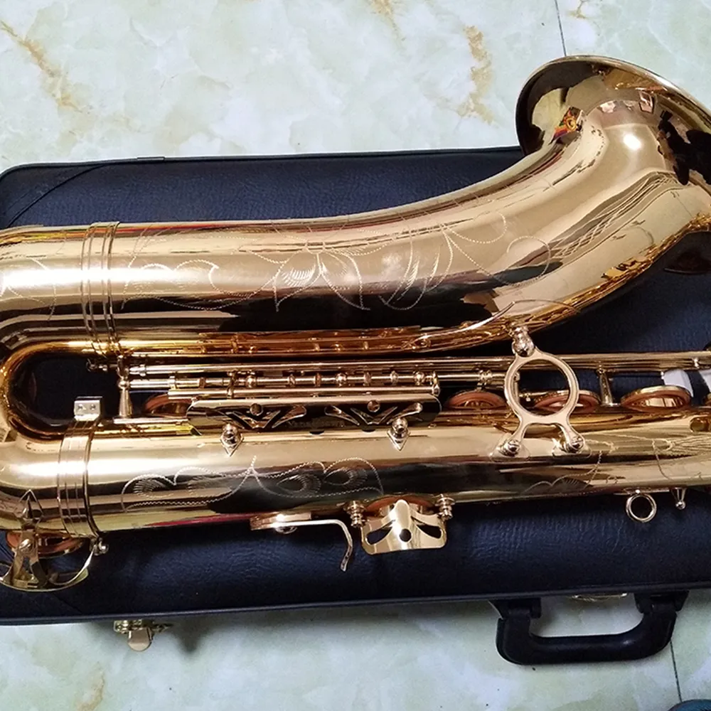 9937 Estrutura original Profissional B-Tune Tenor Saxofone Brass Brass Gold Tone Professional Tone Tenor Sax Jazz Instrumento