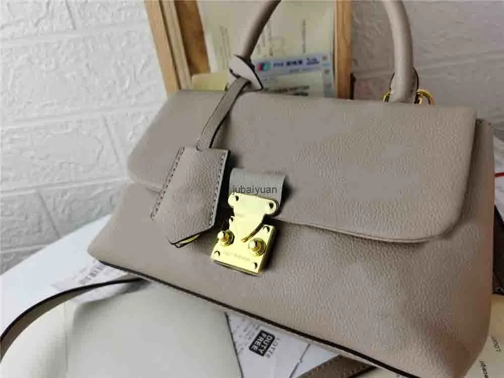 Bolso clásico Diseñadores de lujo Bolsas Cross Body Real Cuero genuino S-Lock Alta calidad Correa de hombro desmontable Mujer Moda Impreso Logo Flap Bag 