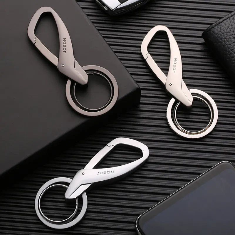 مفتاح Keychain Simple and Creative Car Care Weist double-Ring Metal Carchains chickains chickains 220516