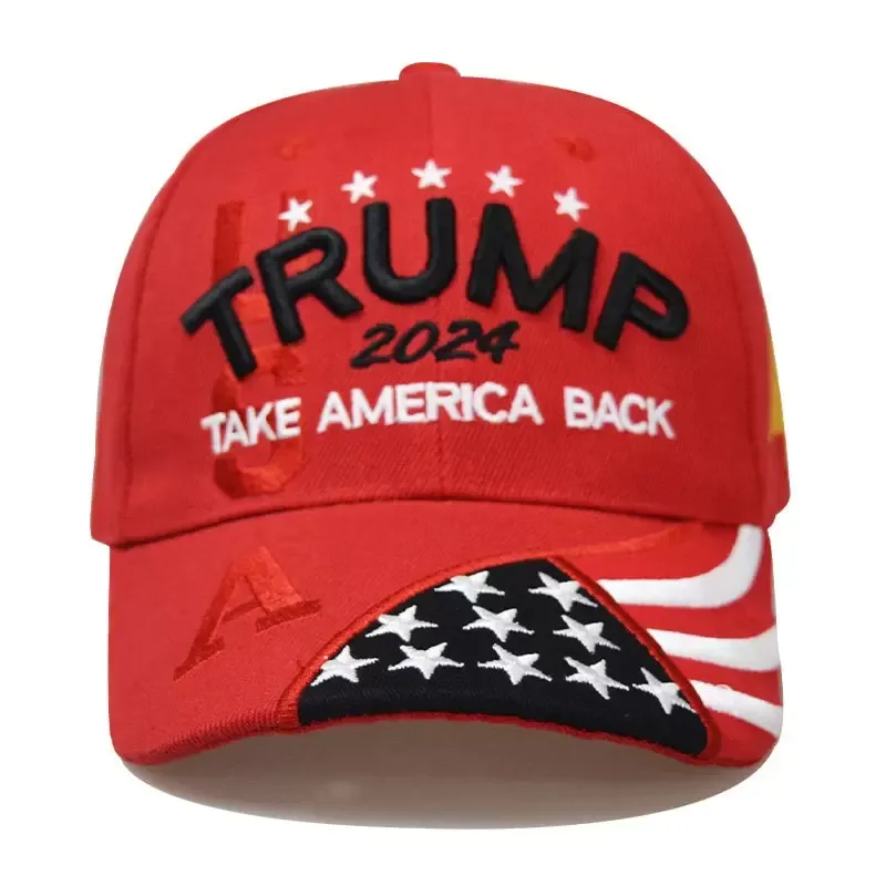 2024 Trump Hat American Presidential Election Cap Baseball Caps Adjustable Speed Rebound Cotton Sports Hats