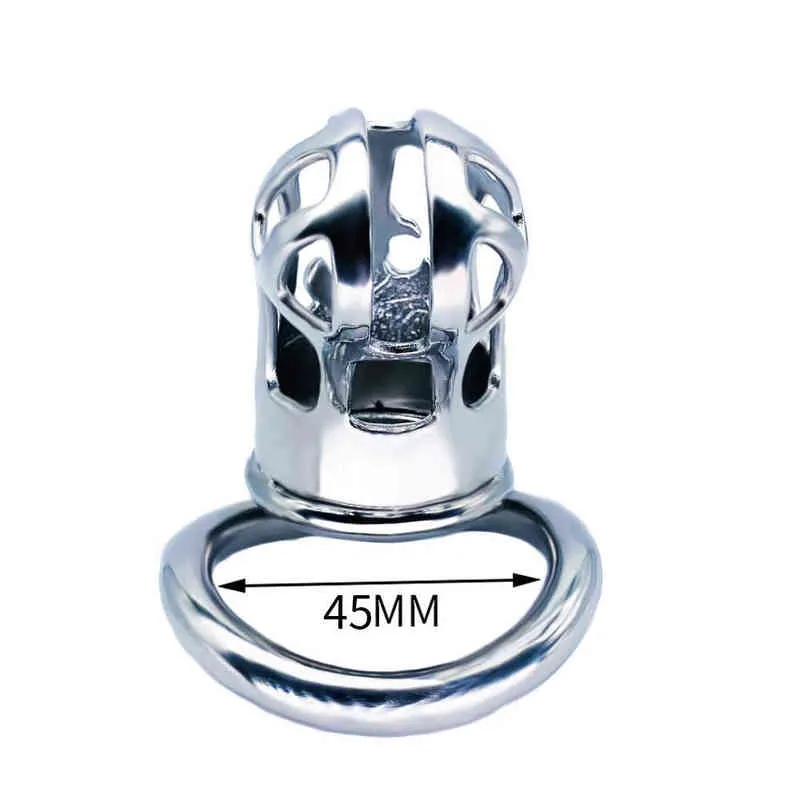 NXY Chastity Device Frrk Male Stainless Steel Lock Screw Secret Couple Adult Penis Button Nail 0416