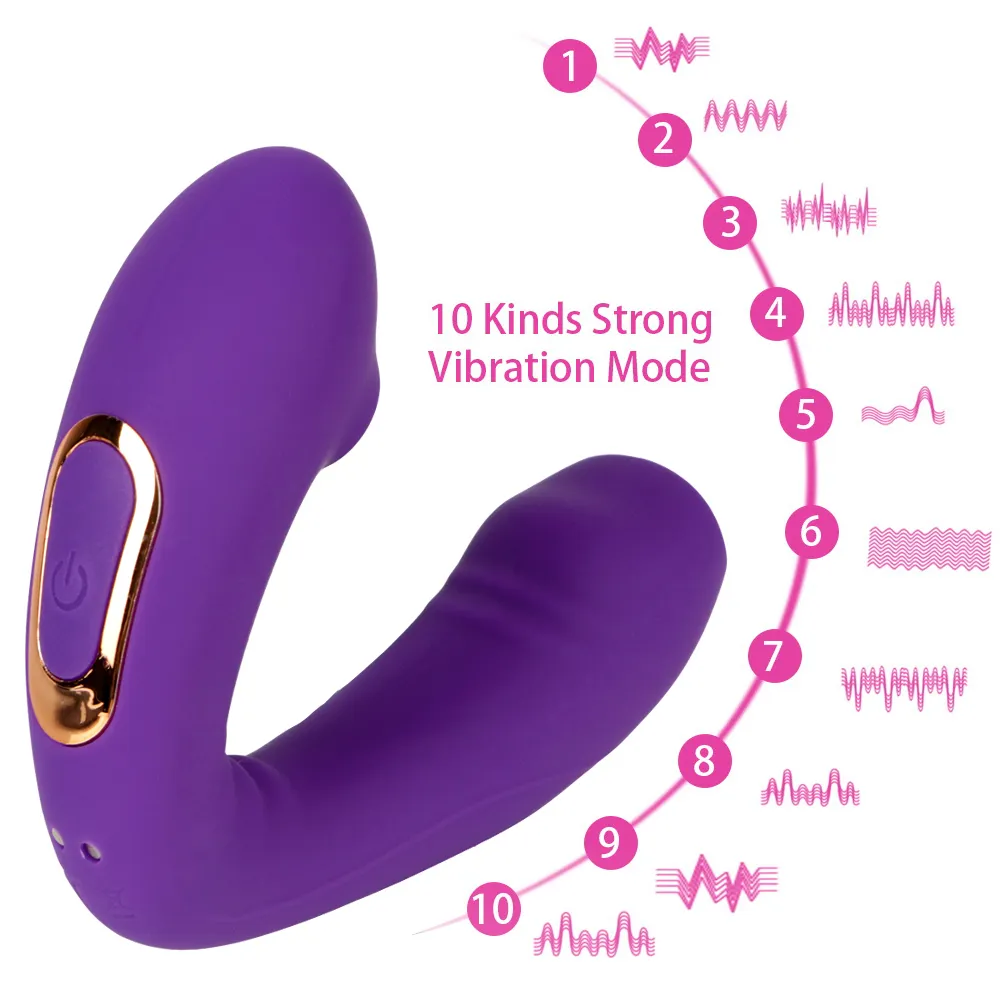 Lengua de succión sexy oral Vibrante Vibrador 10 velocidades Juguesa erótica para mujeres Estimulador de clítoris Vibrador de chupación