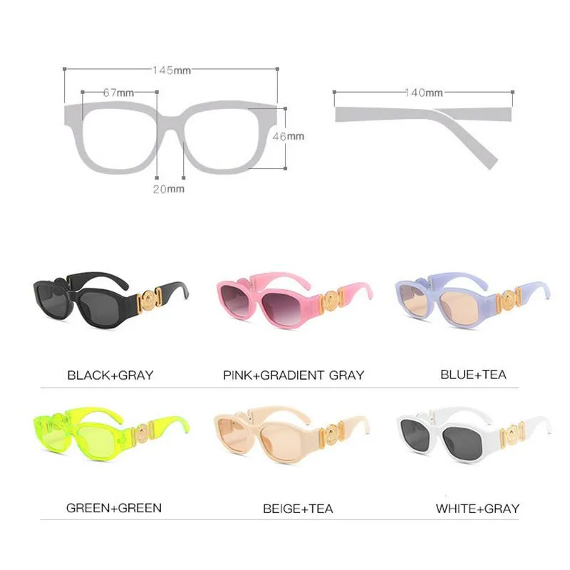 Okulary przeciwsłoneczne 2022 Cat Eye Women Marka projektantów okularów kobiet mężczyzn retro okular
