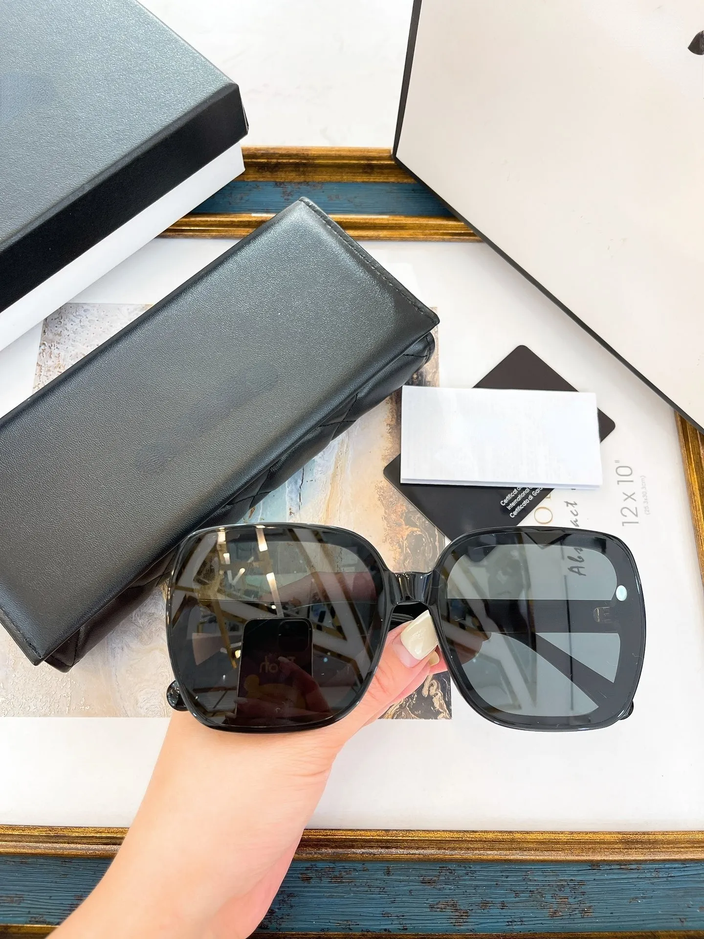 2022 Nowe okulary Xiaoxiang Europejskie i amerykańskie modne okulary retro okulary przeciwsłoneczne Kobiece zagraniczne Handel Ins Slimming 3626