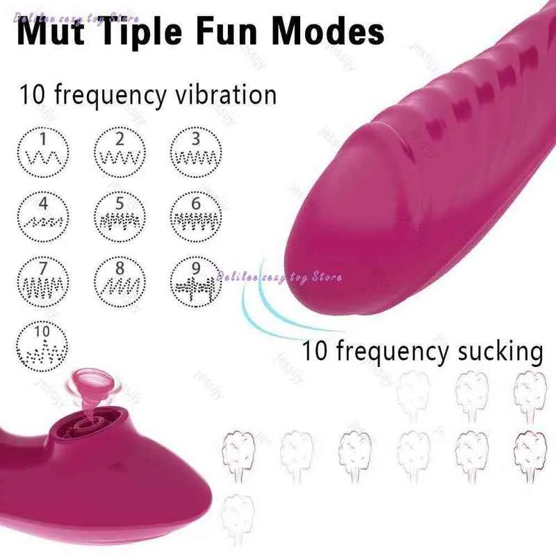 NXY Vibrateurs Sucer Le Clitoris Du Vagin Pour Les Femmes Cas De Charge Usb Stimulateur De Courbure Gratuit Nipple Sucker Érotique Masturbation Sex Toys 220427